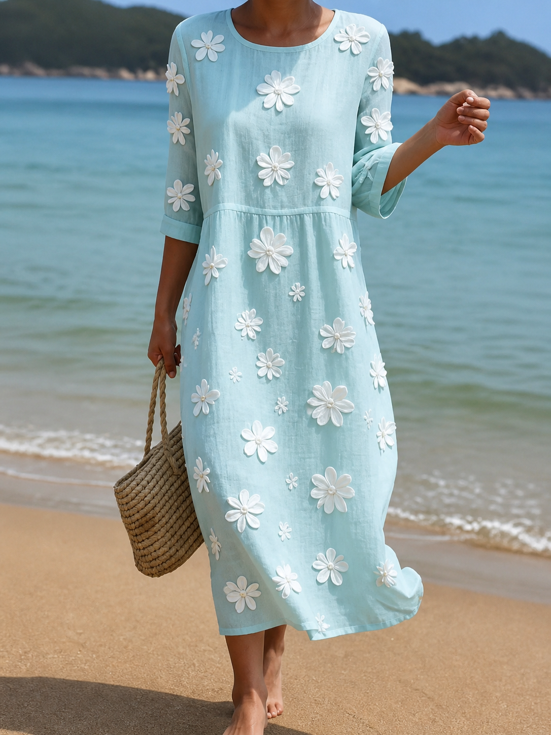 Vestido con estampado floral