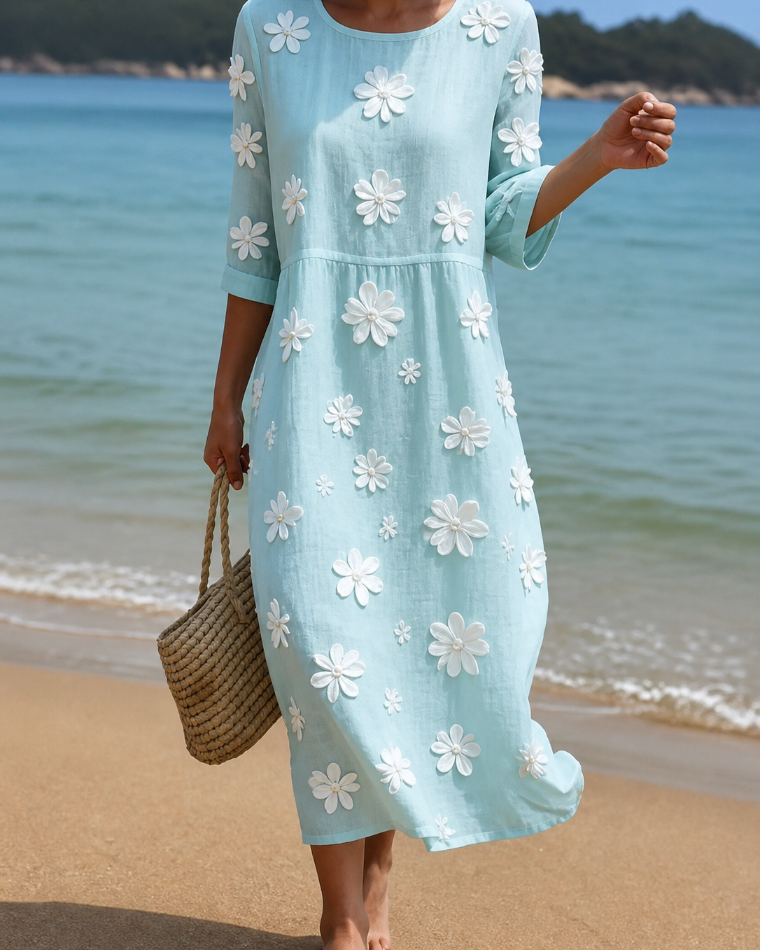 Vestido con estampado floral