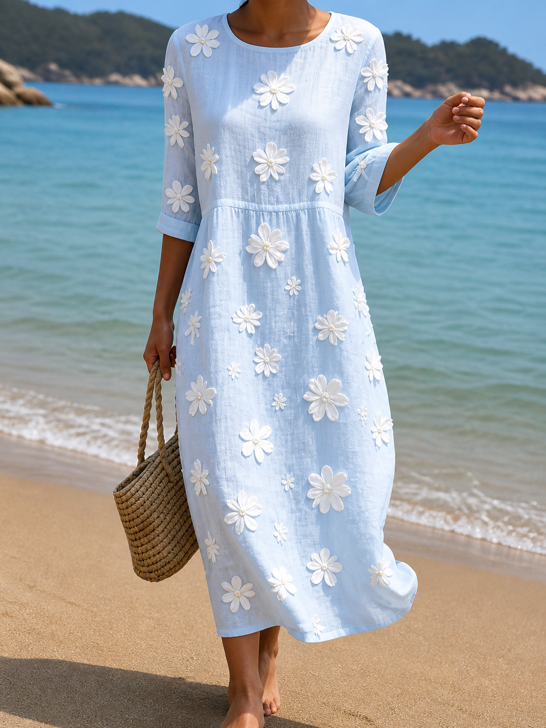 Vestido con estampado floral