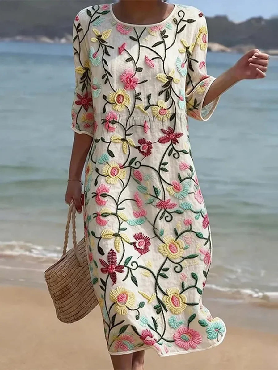 Vestido con estampado floral