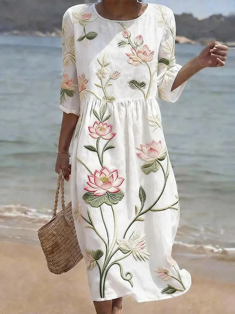Vestido con estampado floral