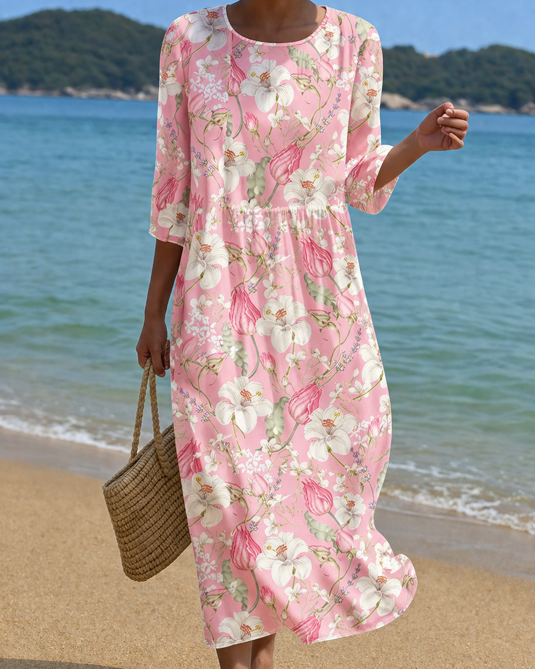 Vestido con estampado floral