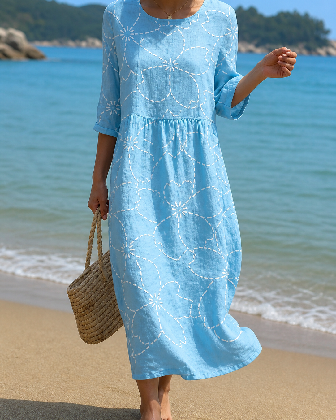 Vestido con estampado floral