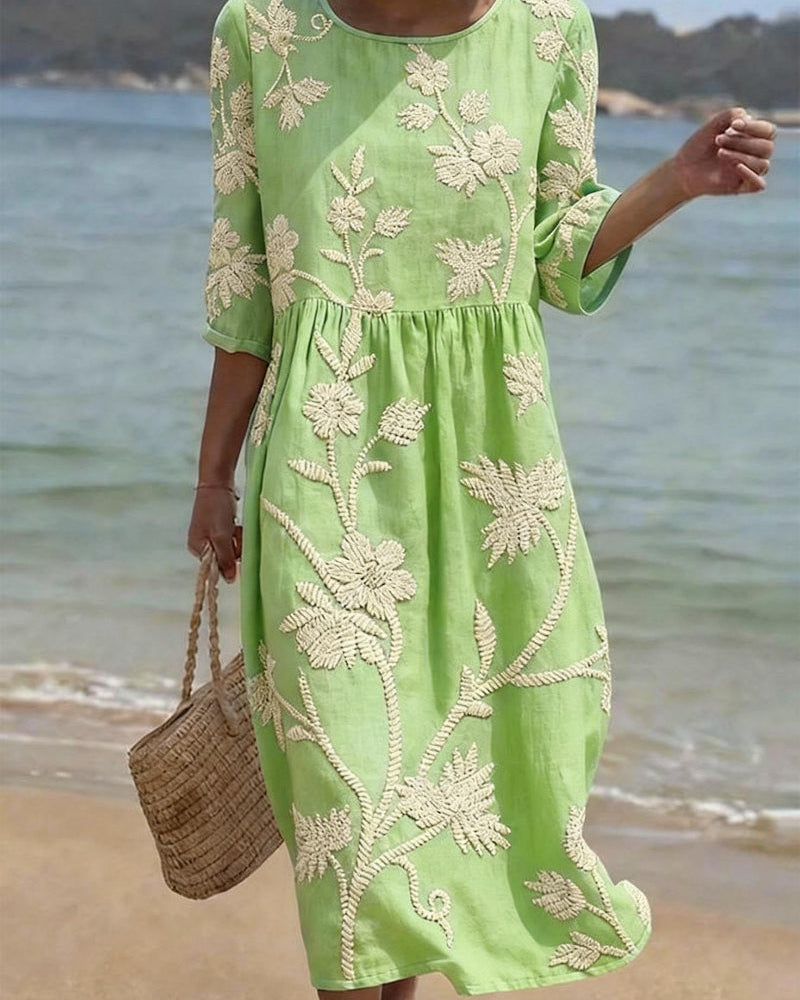 Vestido con estampado floral