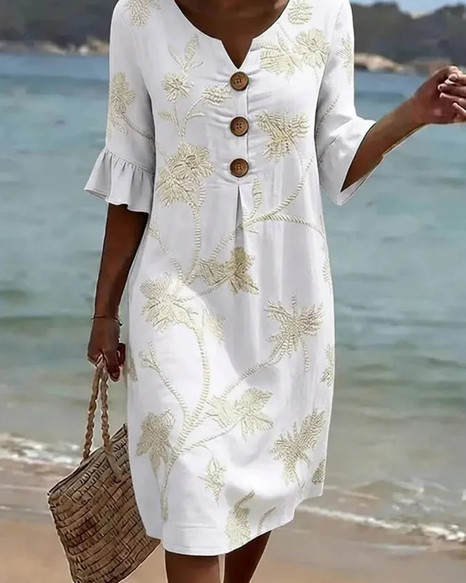 Vestido con estampado floral