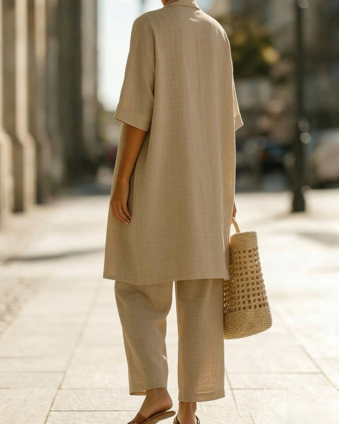 Isa | Conjunto de Tres Piezas Elegante y Sin Esfuerzo