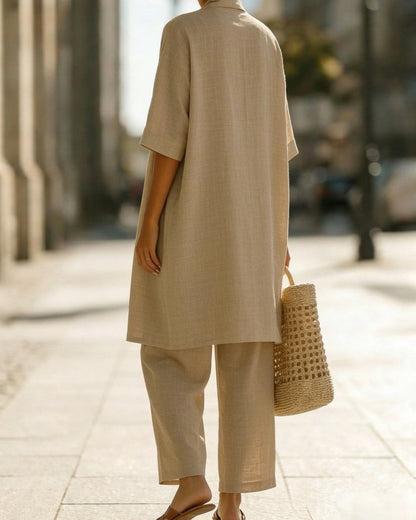 Isa | Conjunto de Tres Piezas Elegante y Sin Esfuerzo