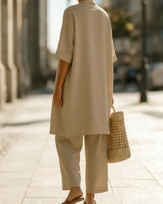 Isa | Conjunto de Tres Piezas Elegante y Sin Esfuerzo