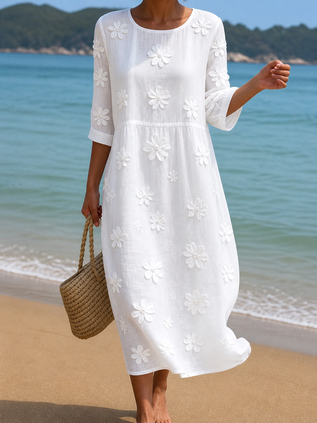 Vestido con estampado floral