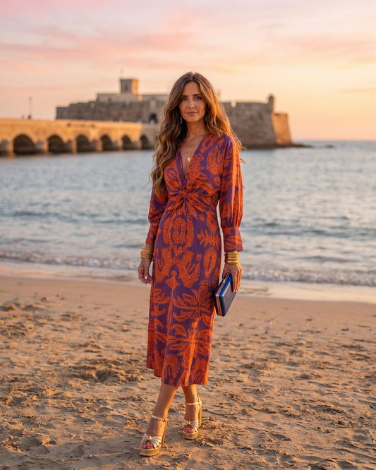 Silvia Vestido midi - La Caleta, Cádiz