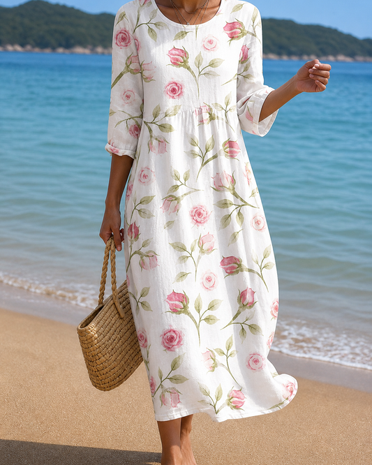 Vestido con estampado floral