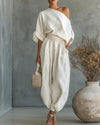 Ariadna | Conjunto de Dos Piezas con Diseño Off-the-Shoulder