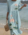 Vestido con estampado floral