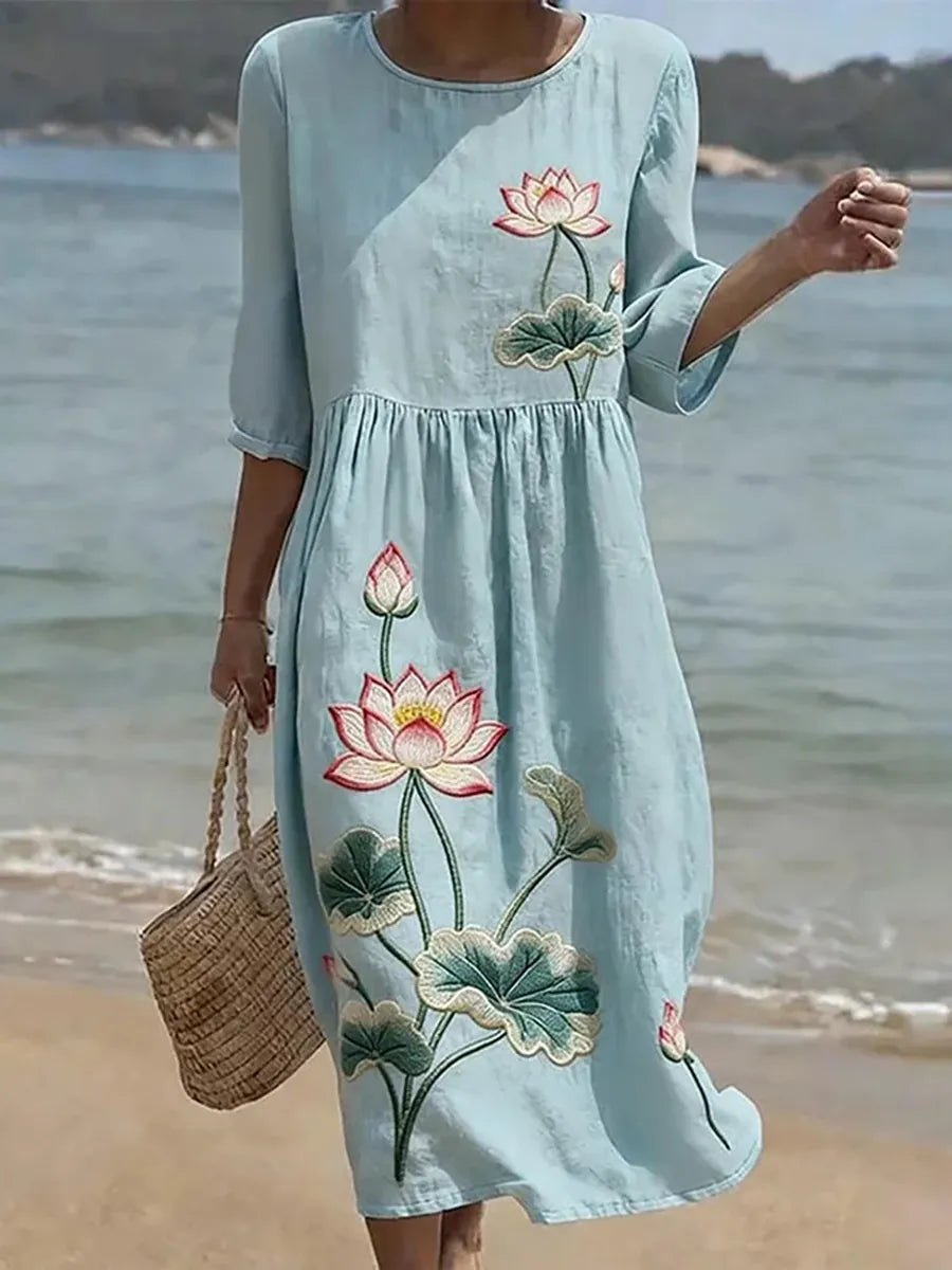 Vestido con estampado floral