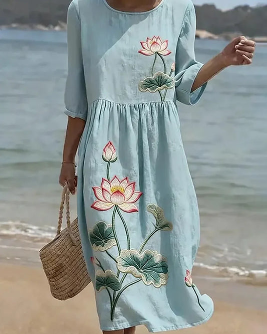 Vestido con estampado floral