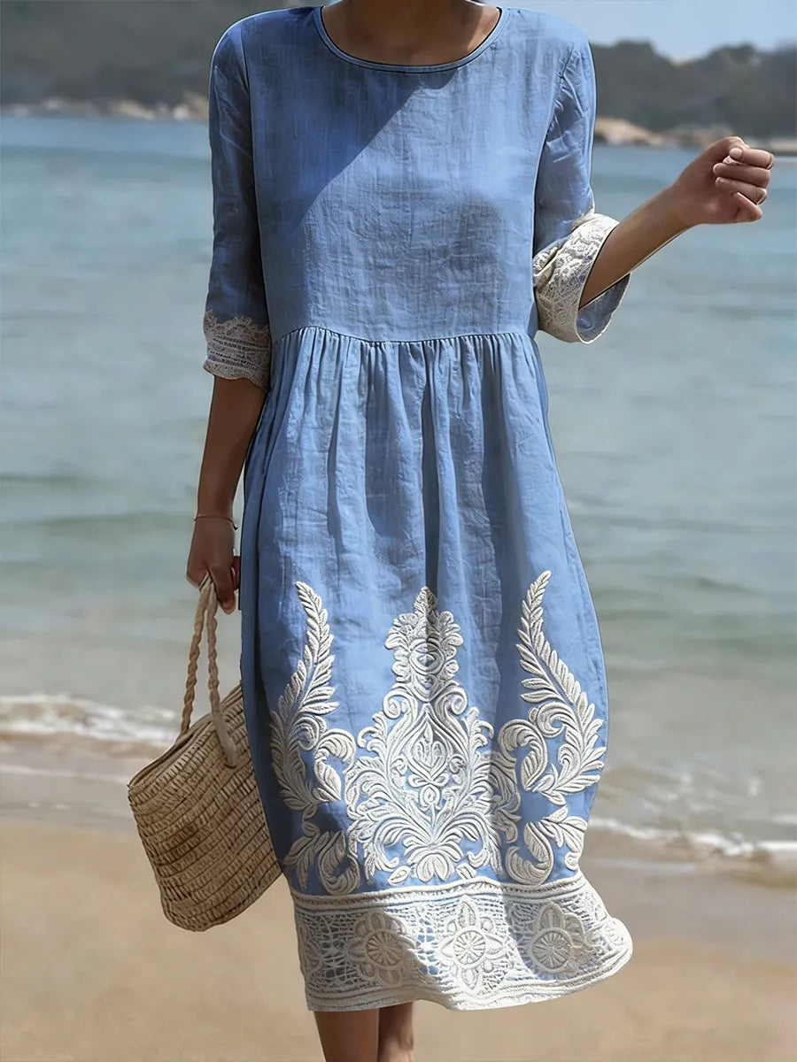Vestido con estampado floral