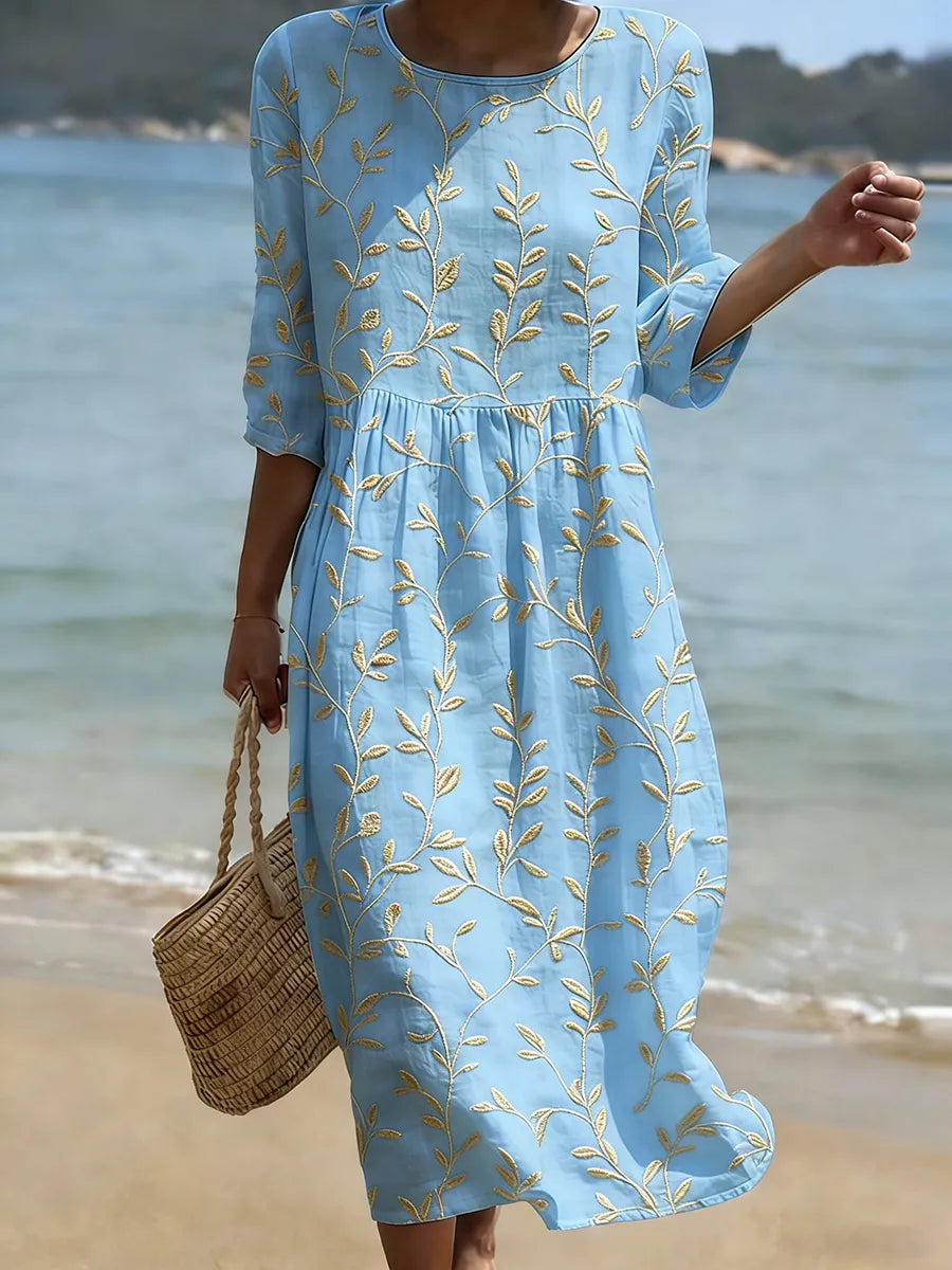Vestido con estampado floral