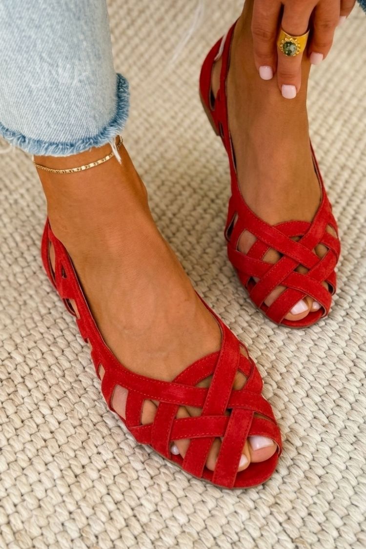 Milano | Sandalias Planas Trenzadas de Colores