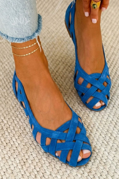 Milano | Sandalias Planas Trenzadas de Colores