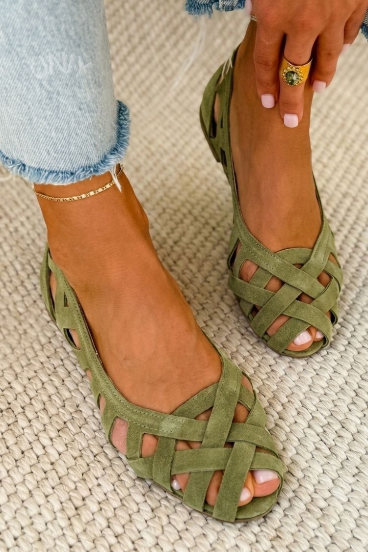 Milano | Sandalias Planas Trenzadas de Colores