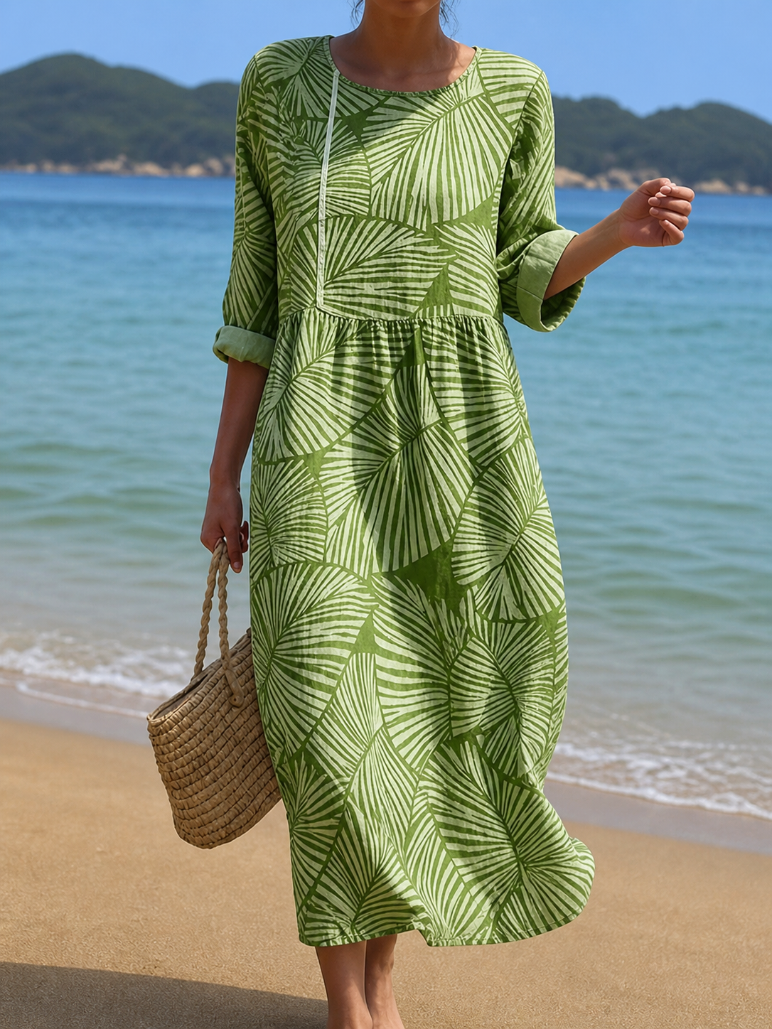 Vestido con estampado floral