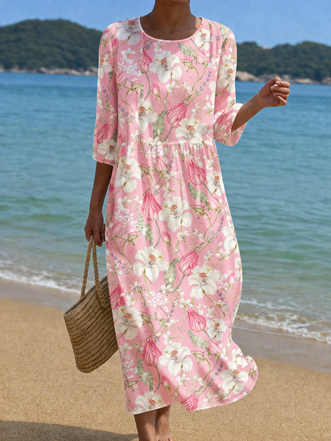 Vestido con estampado floral