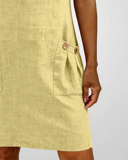 Cuccitini | Vestido de algodón con cremallera