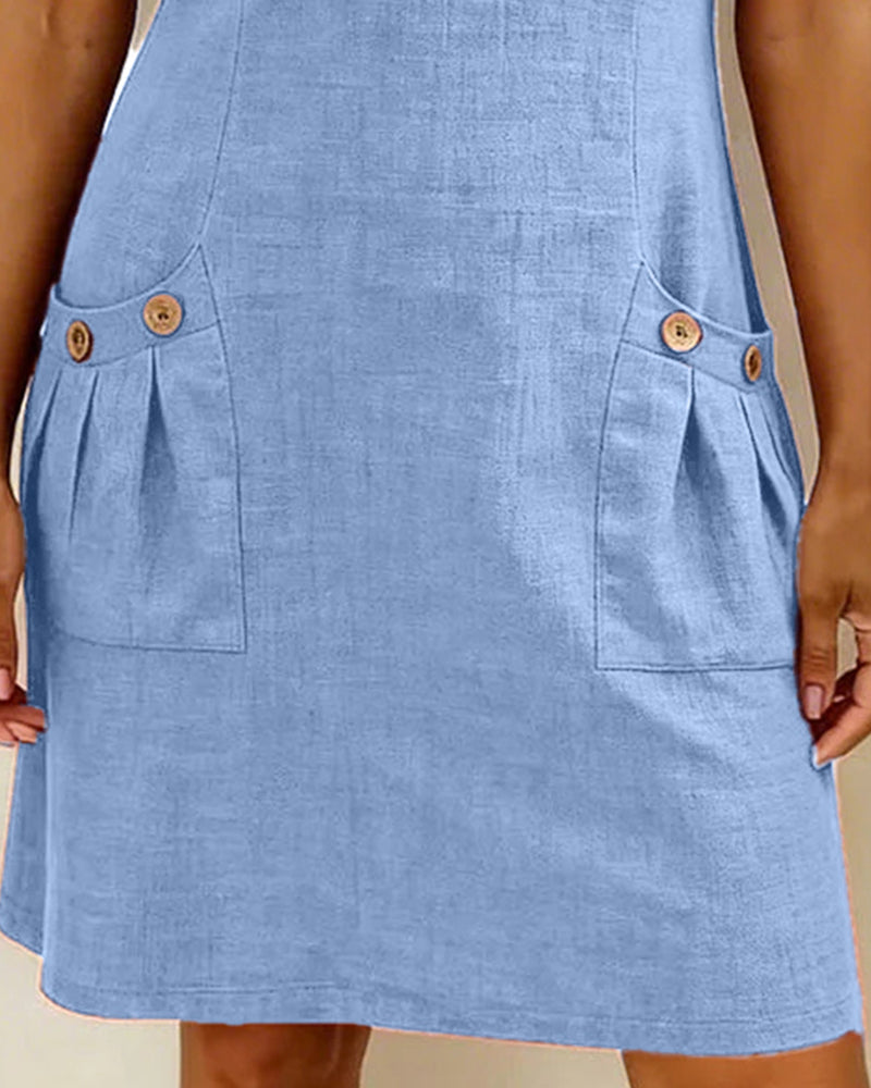 Cuccitini | Vestido de algodón con cremallera