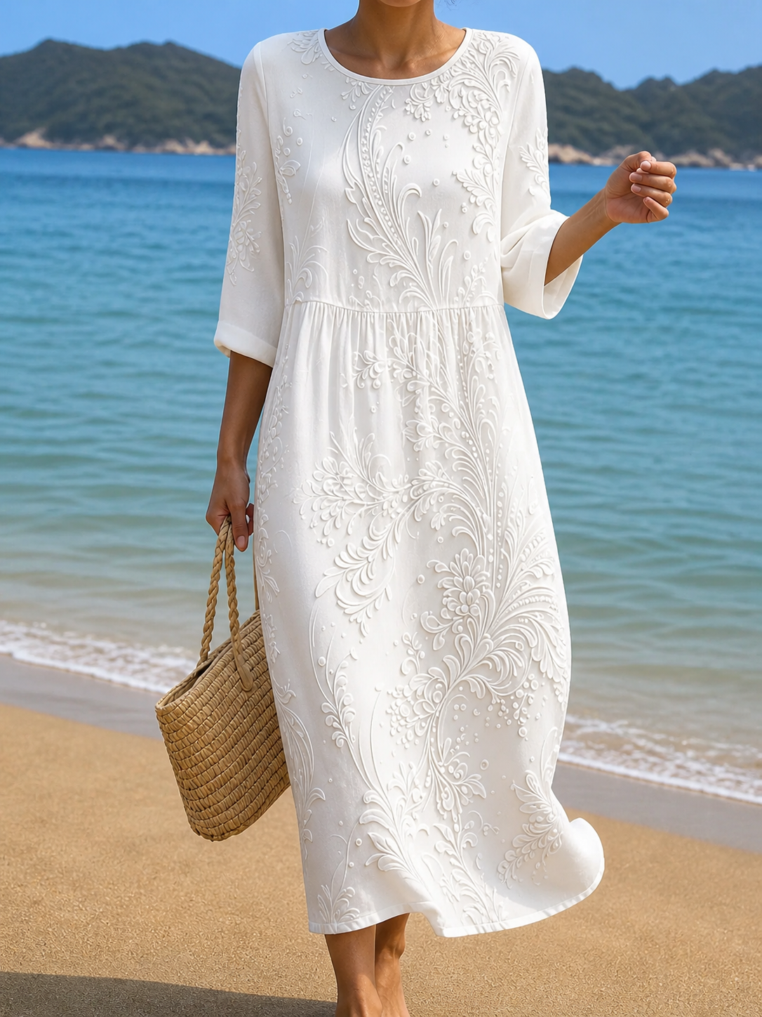 Vestido con estampado floral