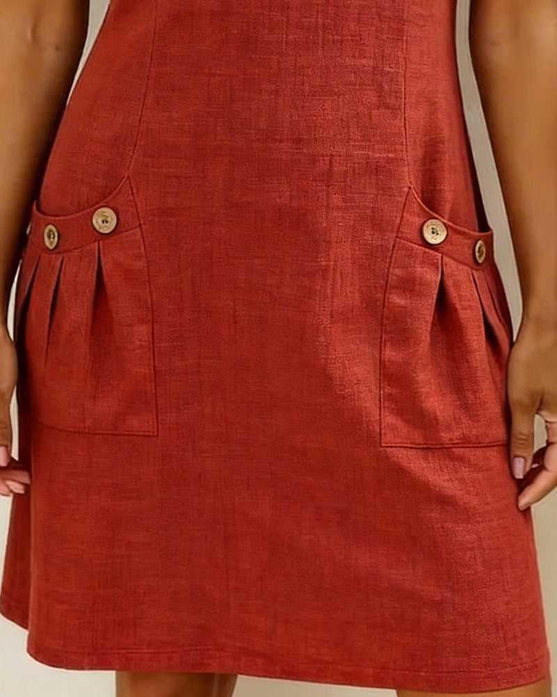 Cuccitini | Vestido de algodón con cremallera