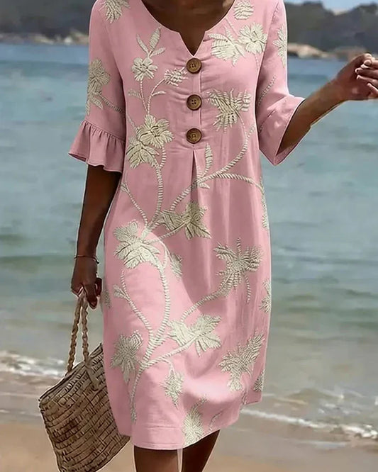 Vestido con estampado floral