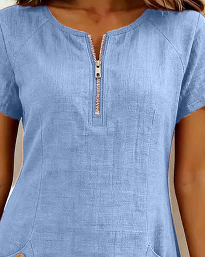 Cuccitini | Vestido de algodón con cremallera