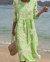 Vestido con estampado floral