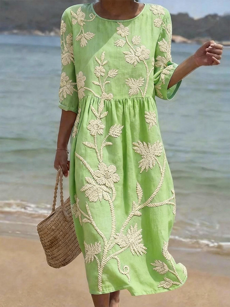 Vestido con estampado floral