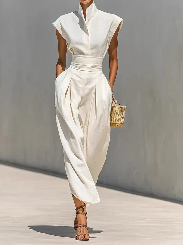 Sofia | Vestido largo con pliegues