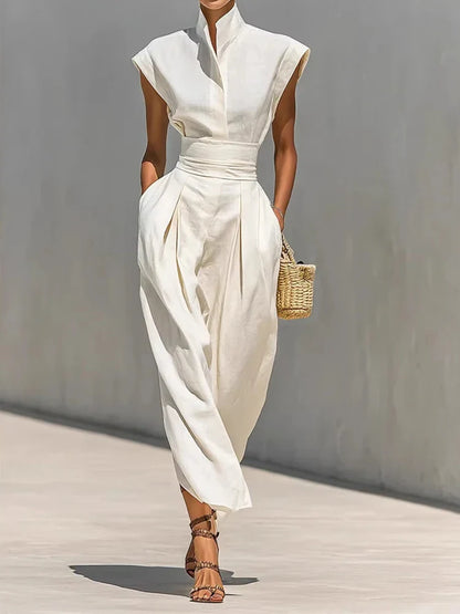 Sofia | Vestido largo con pliegues