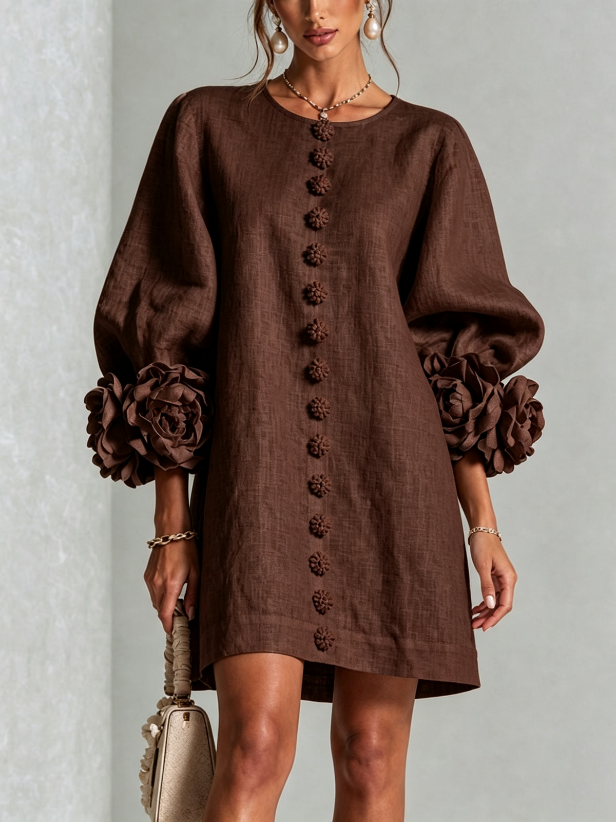 Valentina | Vestido Mini de Lino