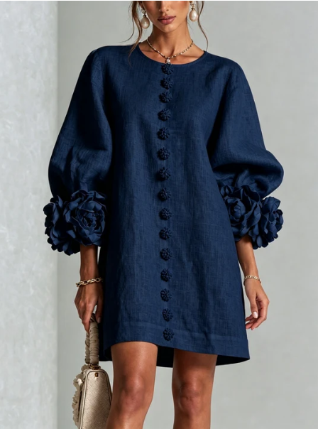 Valentina | Vestido Mini de Lino