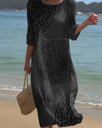 Vestido con estampado floral