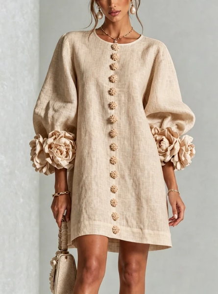Valentina | Vestido Mini de Lino