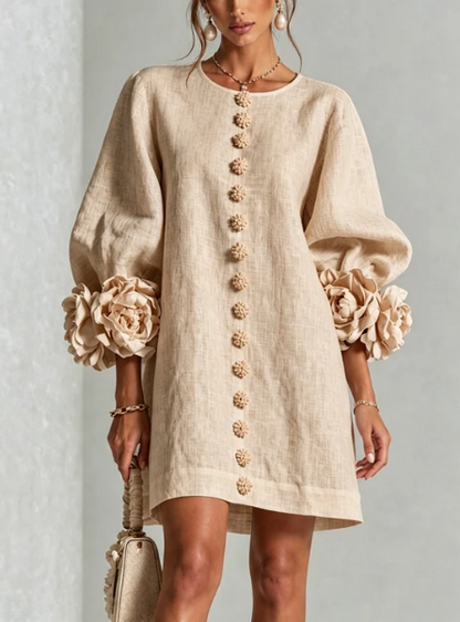 Valentina | Vestido Mini de Lino
