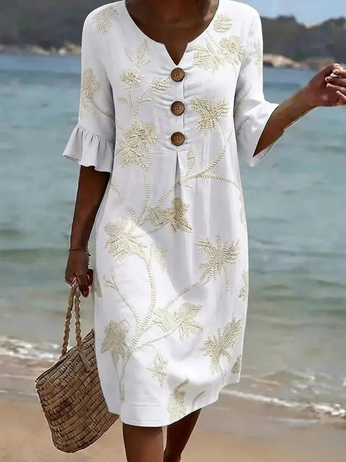 Vestido con estampado floral