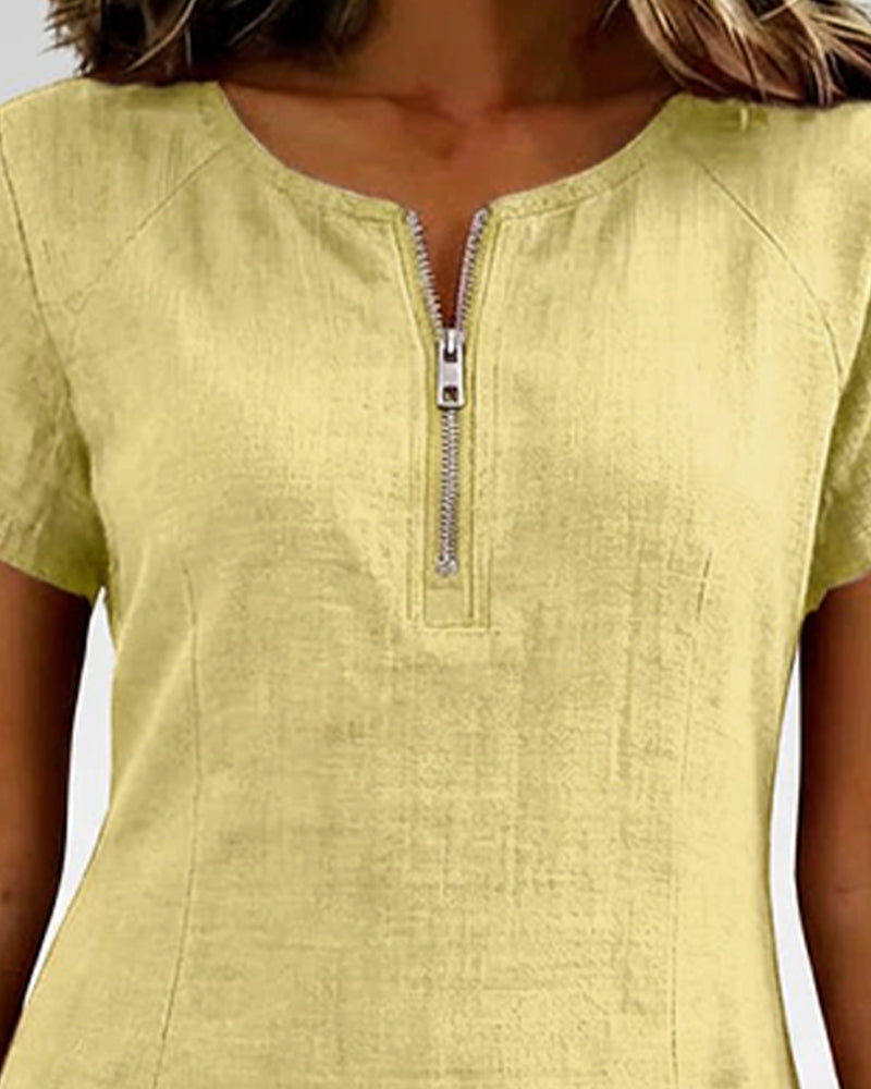 Cuccitini | Vestido de algodón con cremallera