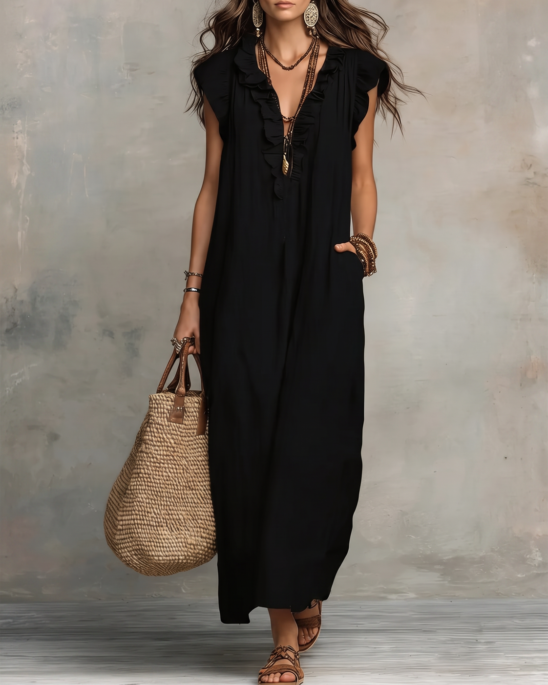 Cecilia | Vestido Maxi Elegante de Verano