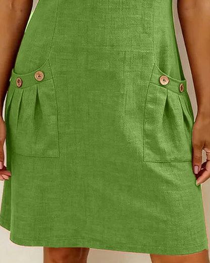 Cuccitini | Vestido de algodón con cremallera