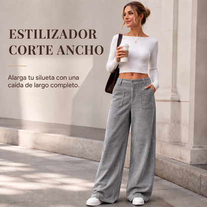 Pantalón Ancho Relax para Mujer