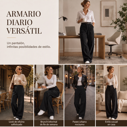 Pantalón Ancho Relax para Mujer