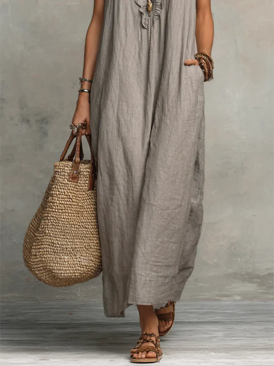 Cecilia | Vestido Maxi Elegante de Verano
