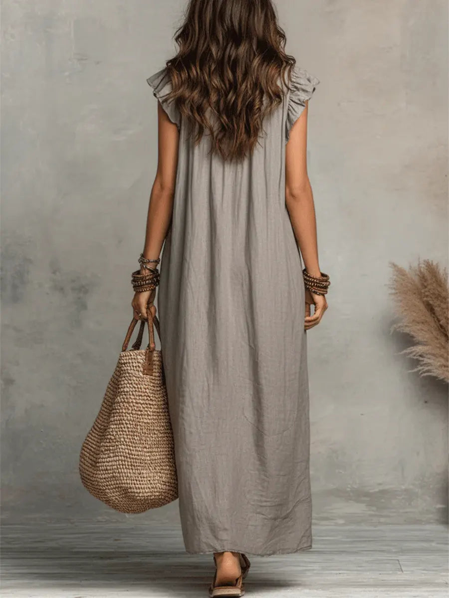 Cecilia | Vestido Maxi Elegante de Verano