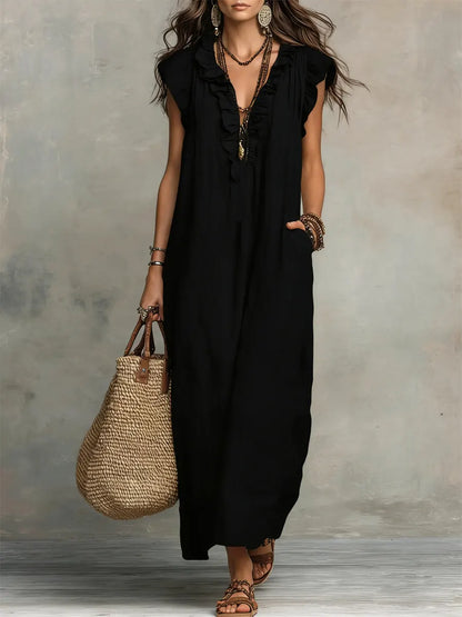 Cecilia | Vestido Maxi Elegante de Verano